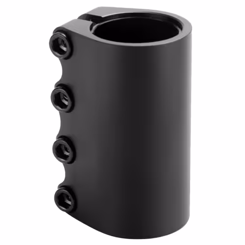 Зажим (хомут) для самоката Tech Team Zander NN009913, 4 болта, 34.9 мм, черный