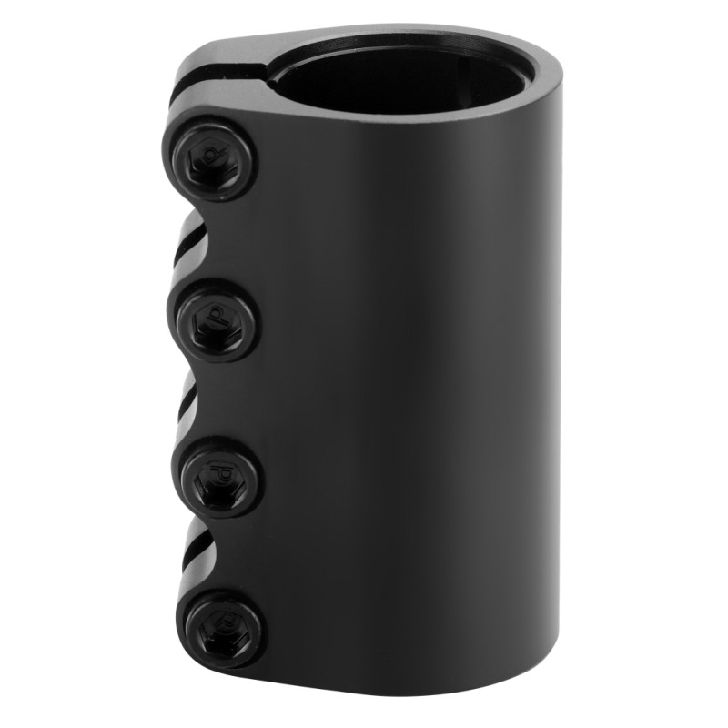 Зажим (хомут) для самоката Tech Team Zander NN009913, 4 болта, 34.9 мм, черный