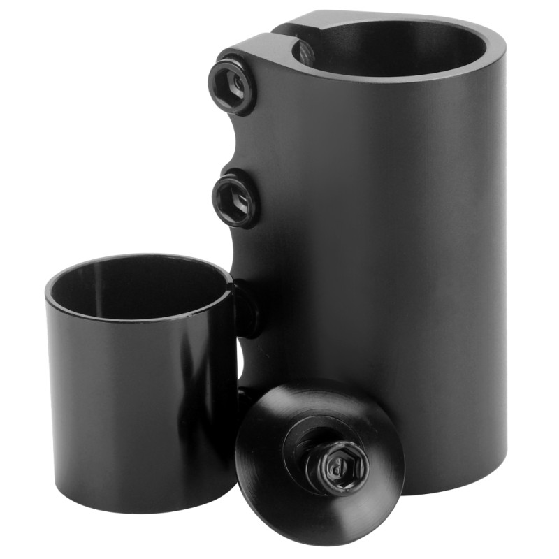 Зажим (хомут) для самоката Tech Team Zander NN009913, 4 болта, 34.9 мм, черный