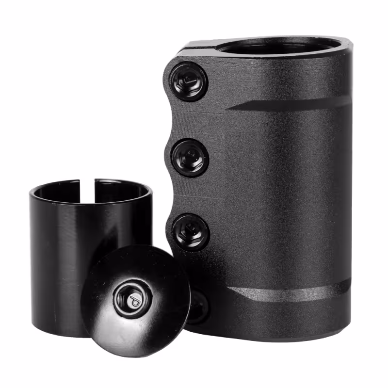 Зажим (хомут) для самоката Tech Team Shreder NN004030, 4 болта, 34.9 мм, черный