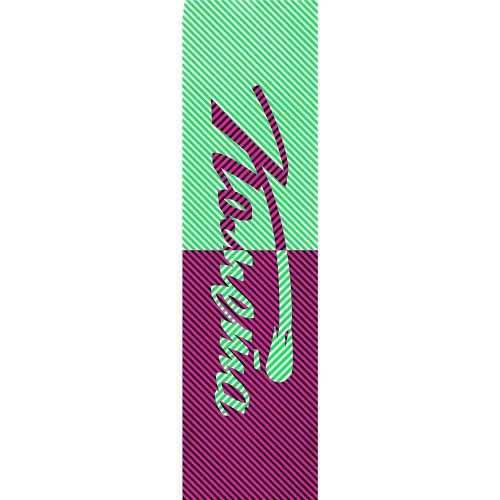 Шкурка (наклейка на деку) Комета Лого Цвет CSG2PKGR для трюкового самоката