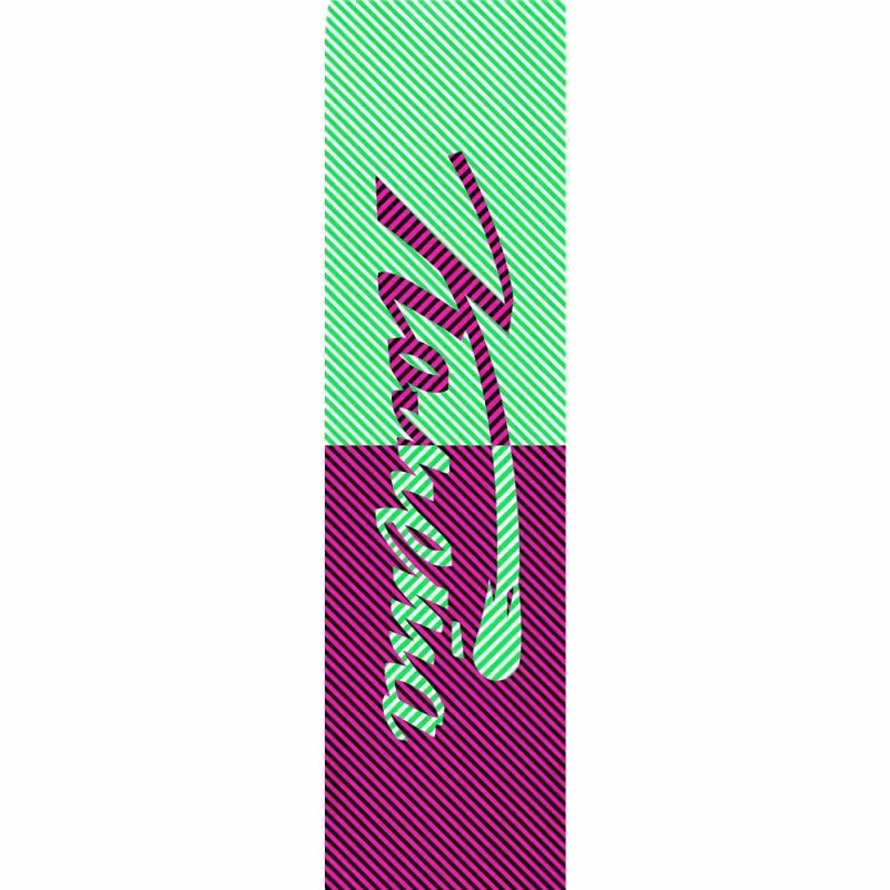 Шкурка (наклейка на деку) Комета Лого Цвет CSG2PKGR для трюкового самоката