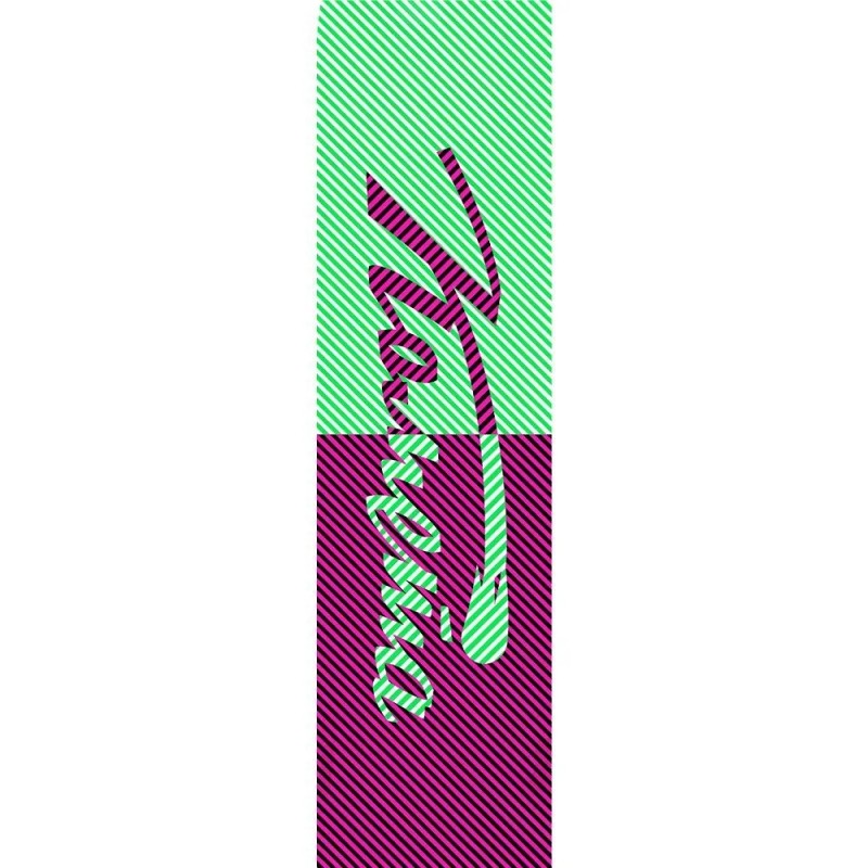 Шкурка (наклейка на деку) Комета Лого Цвет CSG2PKGR для трюкового самоката