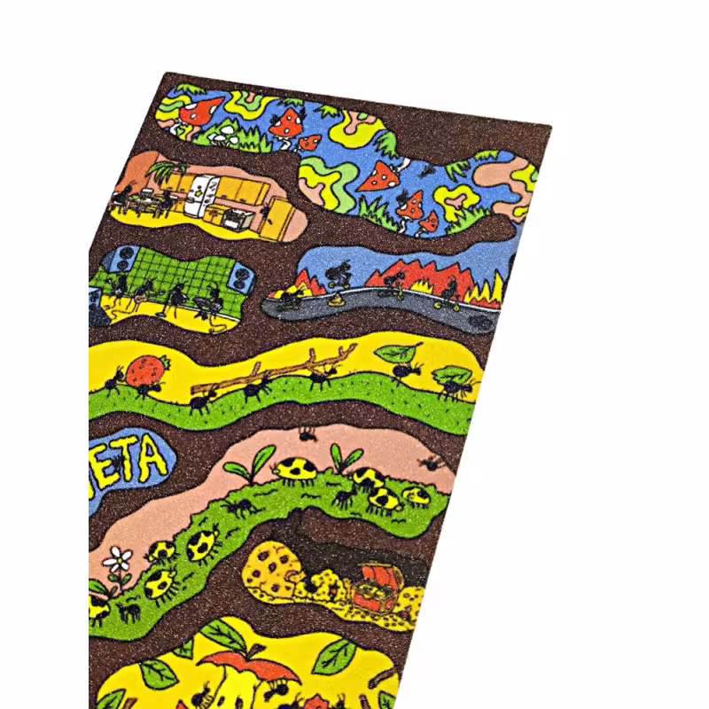 Шкурка (наклейка на деку) Комета Муравьи CSG2MRV  для трюкового самоката