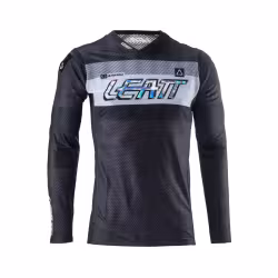Джерси мужское Leatt Moto 5.5 UltraWeld Jersey Graphite, полиэстер, черный/темно-серый, размер M