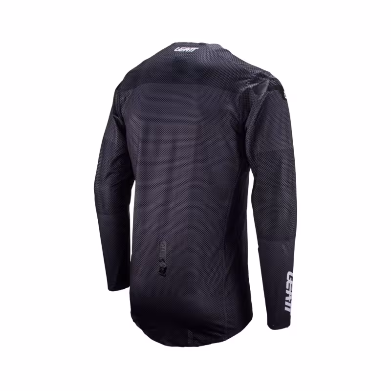 Джерси мужское Leatt Moto 5.5 UltraWeld Jersey Graphite, полиэстер, черный/темно-серый, размер M