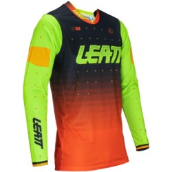 Джерси мужское Leatt Moto 4.5 Lite Jersey Citrus, полиэстер, зеленый, размер L (50)