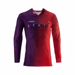 Джерси мужское Leatt Moto 5.5 UltraWeld Jersey SunDown, полиэстер, фиолетовый/красный, размер M