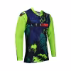 Джерси мужское Leatt Moto 5.5 UltraWeld Jersey Jungle, полиэстер, зеленый/синий, размер L