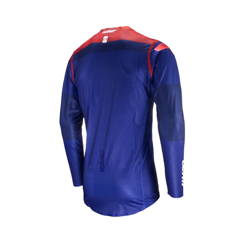 Джерси мужское Leatt Moto 5.5 UltraWeld Jersey Royal, полиэстер, синий, размер XL