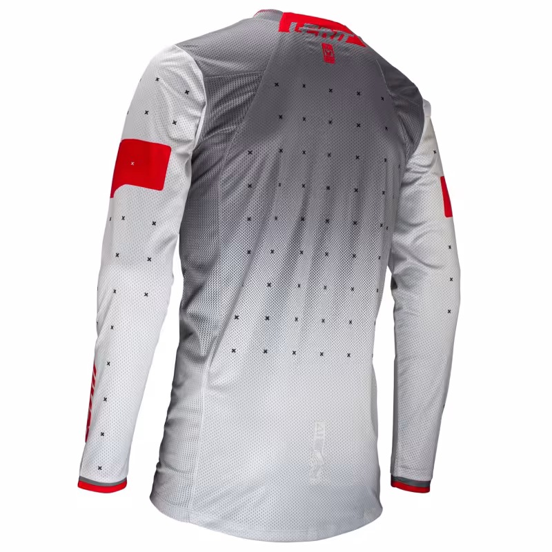 Джерси мужское Leatt Moto 4.5 Lite Jersey Forge, полиэстер, серый, размер M (48)