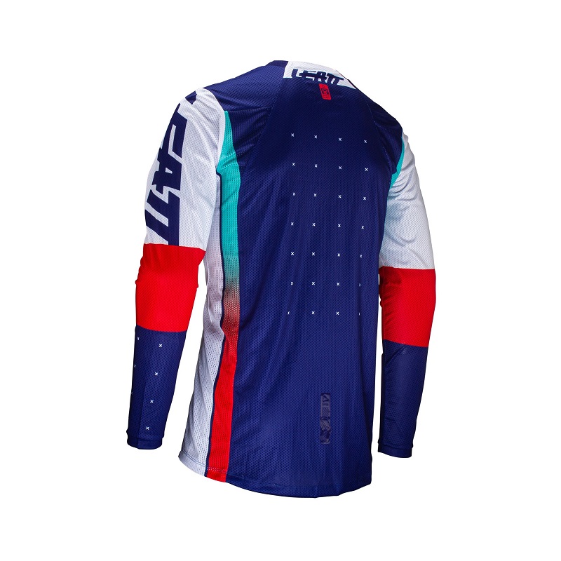 Джерси мужское Leatt Moto 4.5 Lite Jersey Royal, полиэстер, синий, размер M (48)