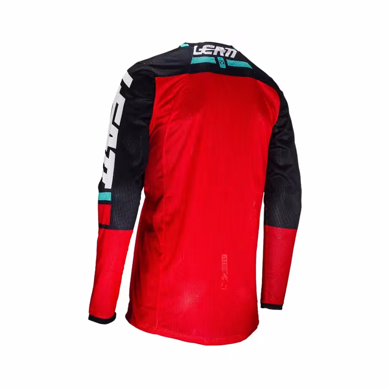 Джерси мужское Leatt Moto 4.5 X-Flow Jersey Red, полиэстер, красный, размер M