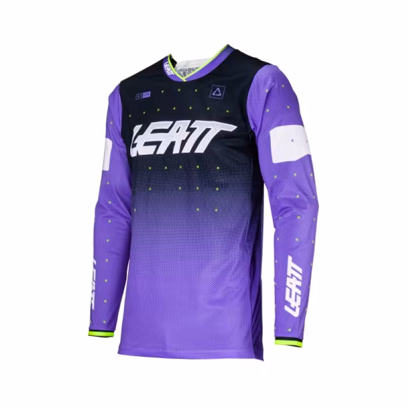 Джерси мужское Leatt Moto 4.5 Lite Jersey UV, полиэстер, фиолетовый, размер M (48)