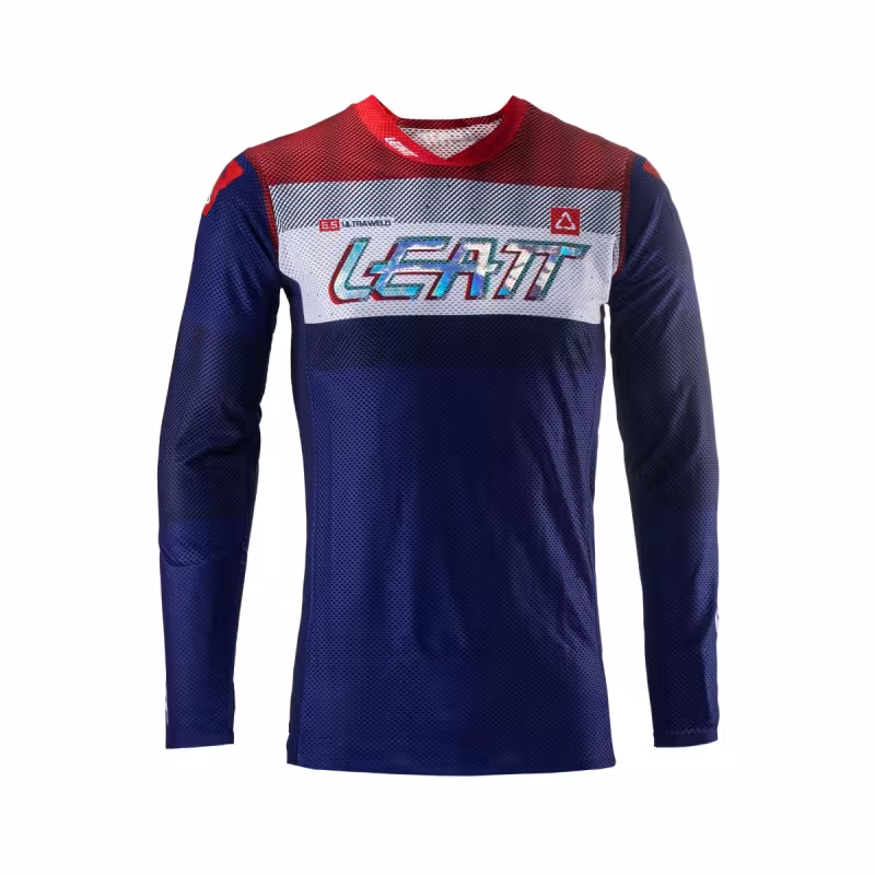 Джерси мужское Leatt Moto 5.5 UltraWeld Jersey Royal, полиэстер, синий, размер M