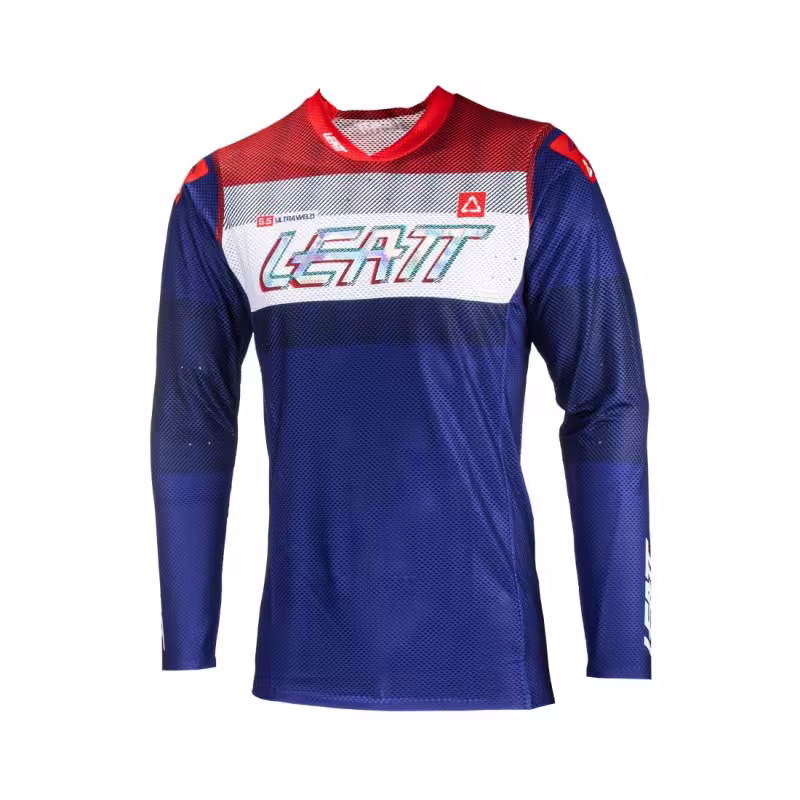 Джерси мужское Leatt Moto 5.5 UltraWeld Jersey Royal, полиэстер, синий, размер M