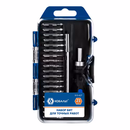 Набор  бит Кобальт 915-427,  21 предмет