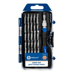 Набор  бит с рукояткой Кобальт 915-434, 32 предмета