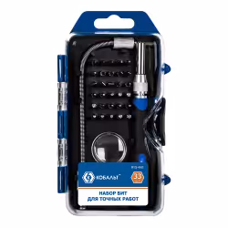 Набор  бит с рукояткой Кобальт 915-441, 33 предмета