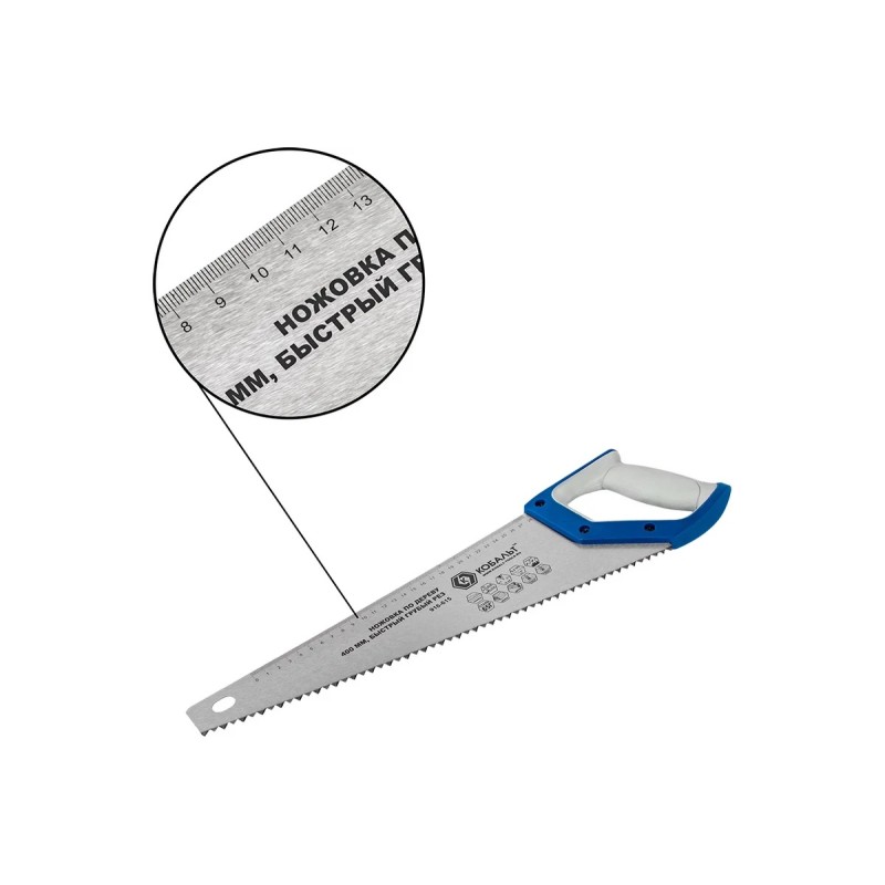 Ножовка по дереву Кобальт 916-615, 400 мм, 3.5 TPI