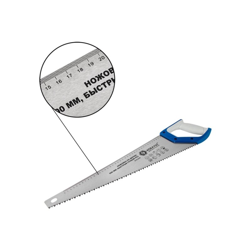 Ножовка по дереву Кобальт 916-639, 500 мм, 3.5 TPI