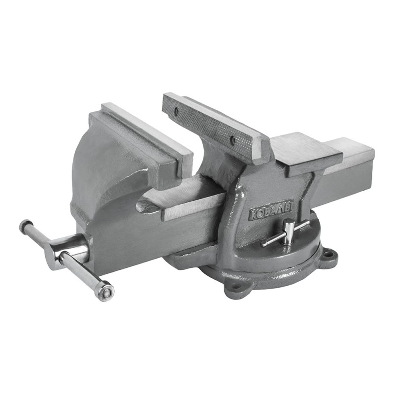 Тиски слесарные поворотные Кобальт 919-074, 300 мм