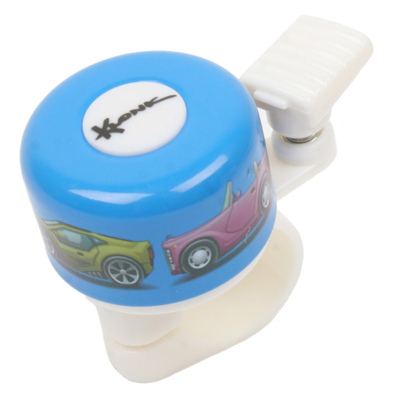 Звонок велосипедный Klonk 10421 Машинки, синий