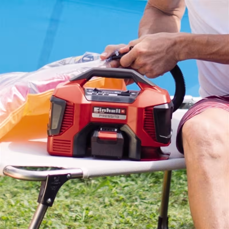 Компрессор автомобильный аккумуляторный Einhell PXC Pressito