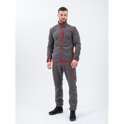 Костюм мужской Triton Gear Рич, ткань Флис, серый, размер 44-46, 170-176 см