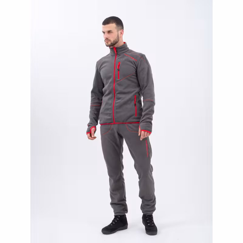 Костюм мужской Triton Gear Рич, ткань Флис, серый, размер 52-54, 170-176 см