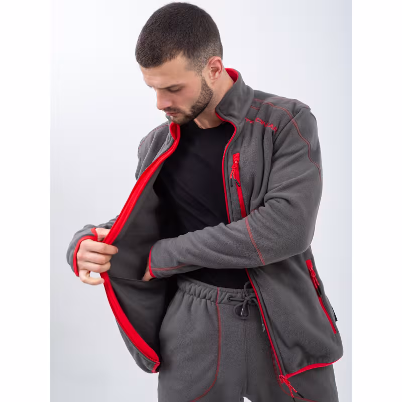 Костюм мужской Triton Gear Рич, ткань Флис, серый, размер 52-54, 182-188 см