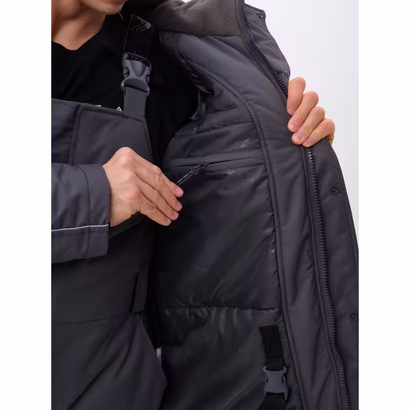 Костюм-поплавок мужской Triton Gear Skif (Скиф) -40 ПК 2024, ткань Таслан, серый/красный, размер 44-46 (S), 170-176 см