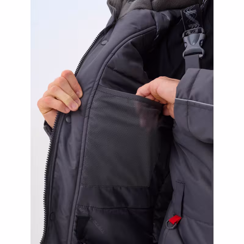 Костюм-поплавок мужской Triton Gear Skif (Скиф) -40 ПК 2024, ткань Таслан, серый/красный, размер 48-50 (M), 182-188 см