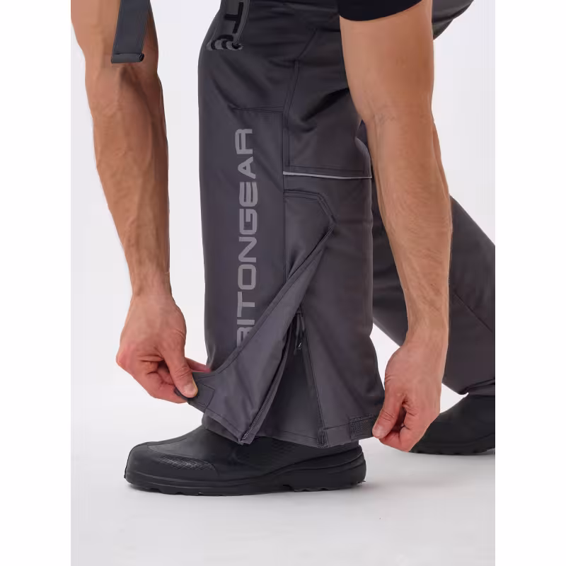 Костюм-поплавок мужской Triton Gear Skif (Скиф) -40 ПК 2024, ткань Таслан, серый/красный, размер 56-58 (XXL), 170-176 см