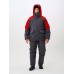 Костюм-поплавок мужской Triton Gear Skif (Скиф) -40 ПК 2024, ткань Таслан, серый/красный, размер 56-58 (XXL), 182-188 см