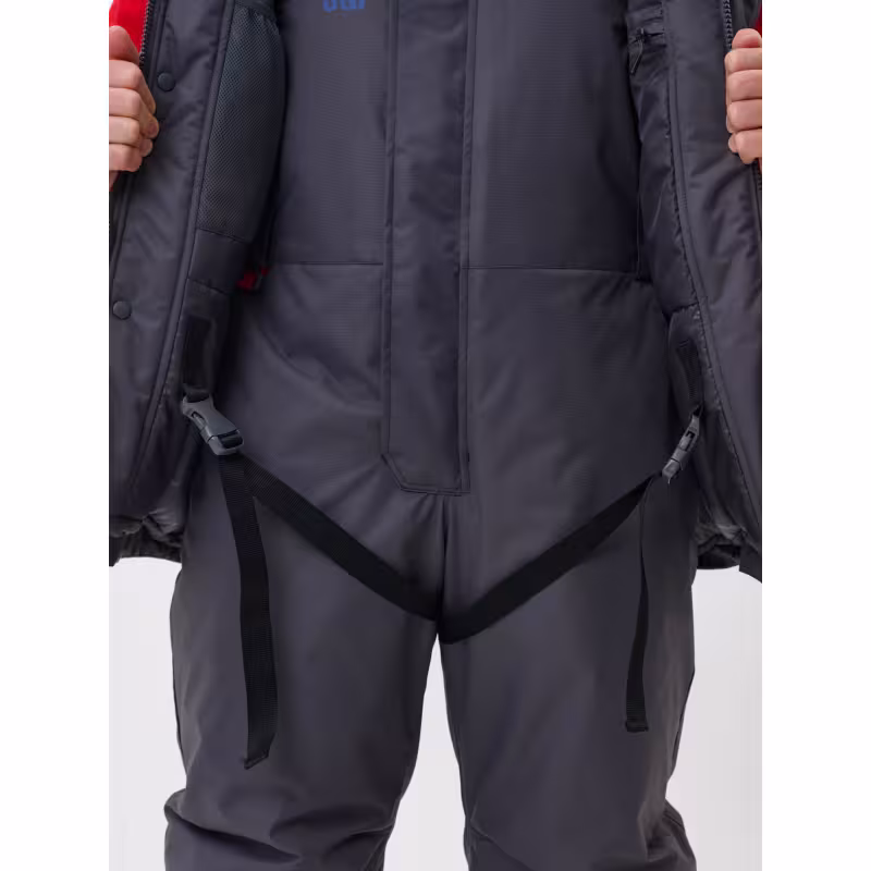 Костюм-поплавок мужской Triton Gear Skif (Скиф) -40 ПК 2024, ткань Таслан, серый/красный, размер 60-62 (XXXL), 182-188 см