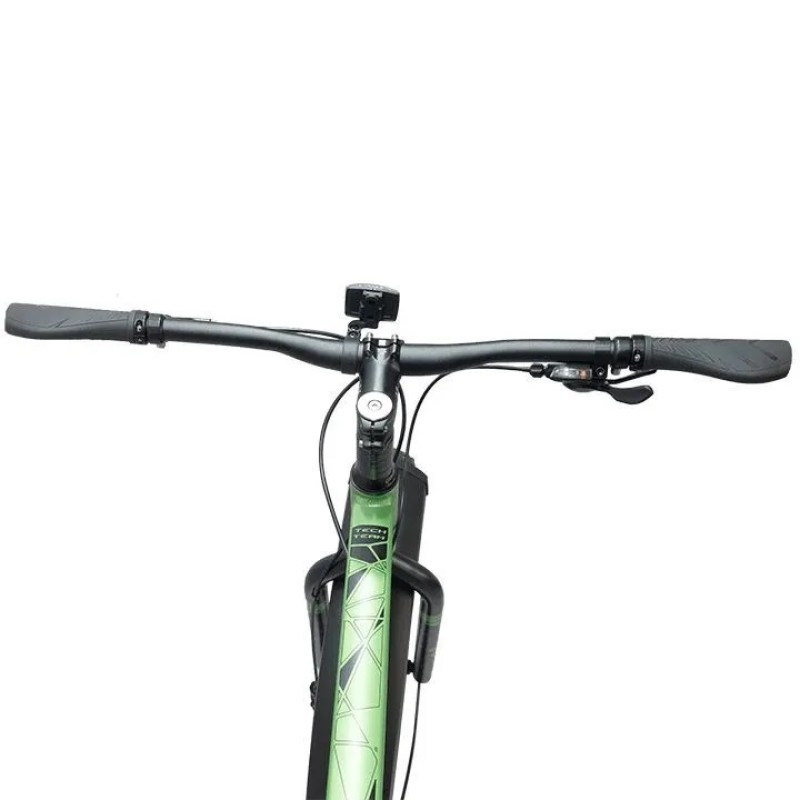 Велосипед Tech Team Flex disc, Fat Bike 26, 8 скоростей, рост 19, зеленый