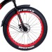Велосипед Tech Team Flex disc, Fat Bike 26, 8 скоростей, рост 19, черный/красный