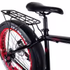 Велосипед Tech Team Flex disc, Fat Bike 26, 8 скоростей, рост 19, черный/красный