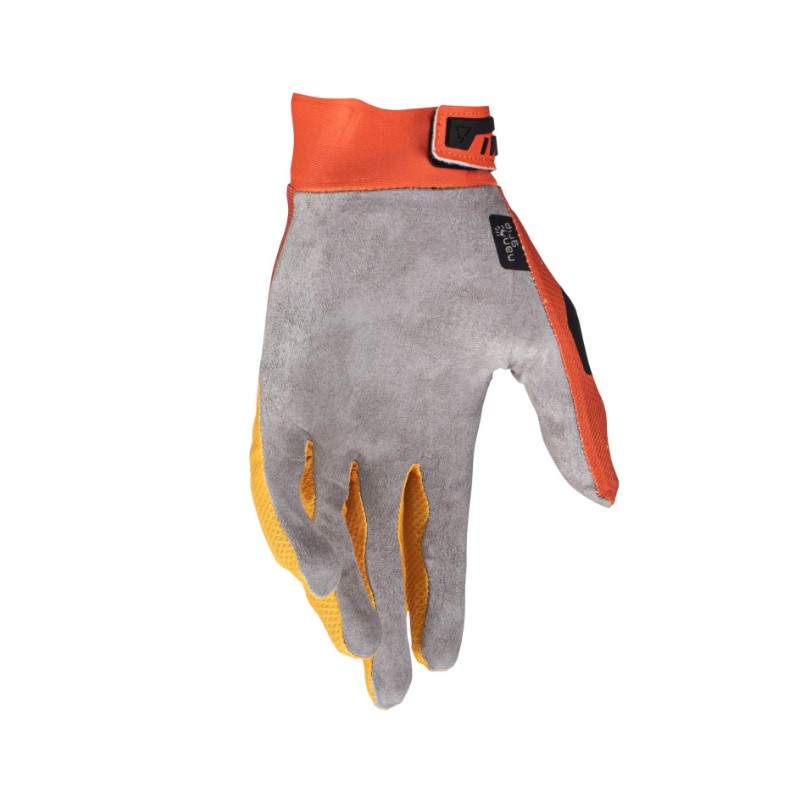 Велоперчатки Leatt Moto 2.5 X-Flow Glove Citrus, оранжевый/желтый, размер L