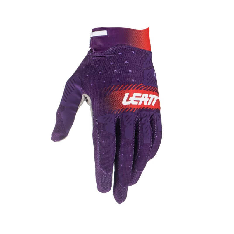 Велоперчатки Leatt Moto 2.5 X-Flow Glove SunDown, фиолетовый, размер XL