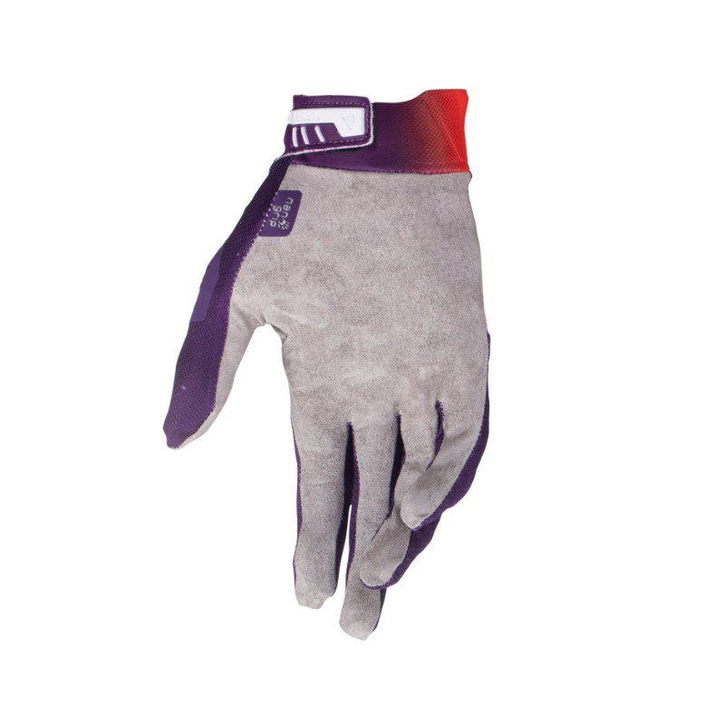 Велоперчатки Leatt Moto 2.5 X-Flow Glove SunDown, фиолетовый, размер M