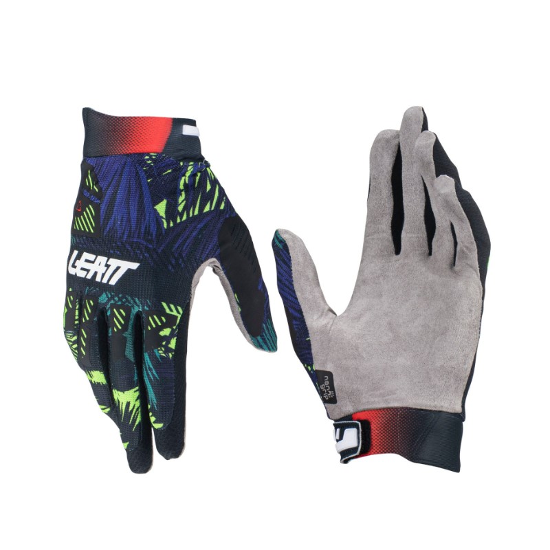 Велоперчатки Leatt Moto 2.5 X-Flow Glove Jungle, разноцветный, размер M