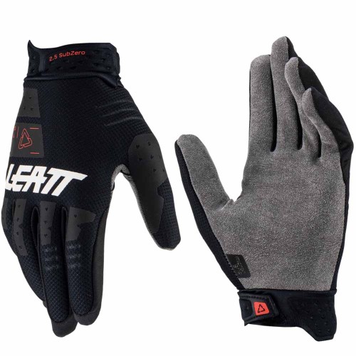 Велоперчатки Leatt Moto 2.5 SubZero Glove Black, черный, размер L