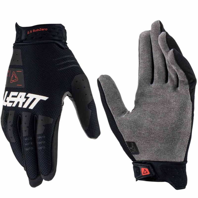 Велоперчатки Leatt Moto 2.5 SubZero Glove Black, черный, размер L