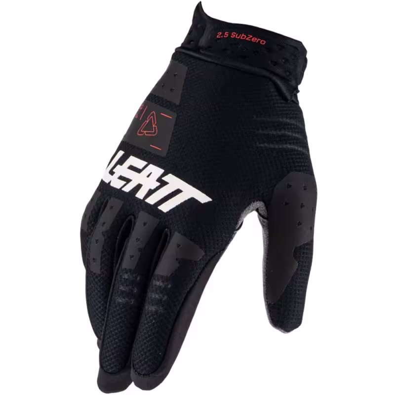Велоперчатки Leatt Moto 2.5 SubZero Glove Black, черный, размер L