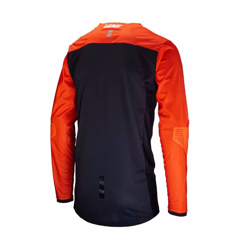 Джерси мужское Leatt Moto 4.5 Enduro Jersey Forge, полиэстер, черный/оранжевый, размер XL