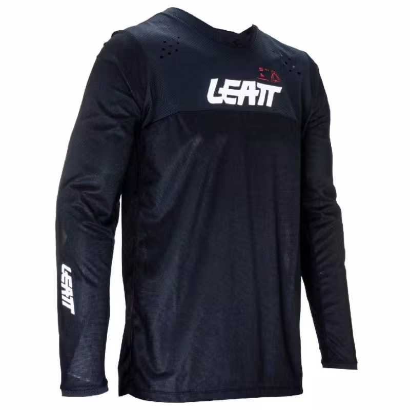 Джерси мужское Leatt Moto 4.5 Enduro Jersey, полиэстер, черный, размер XXL