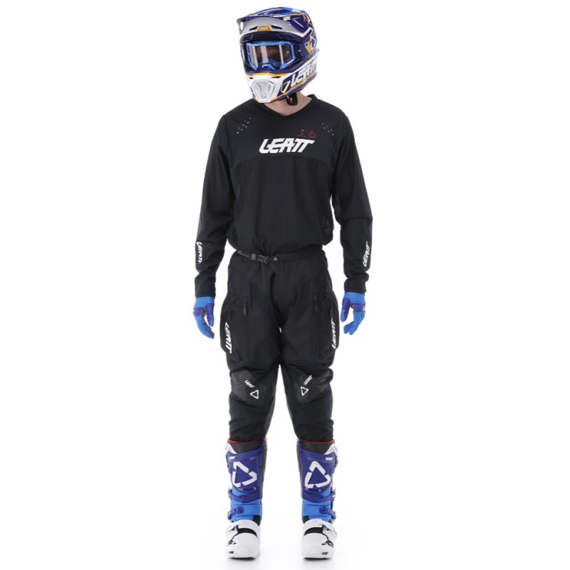 Джерси мужское Leatt Moto 4.5 Enduro Jersey, полиэстер, черный, размер XXL