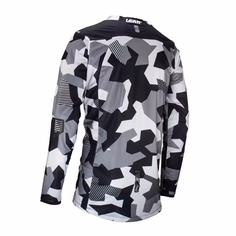 Джерси мужское Leatt Moto 4.5 Enduro Jersey Forge, полиэстер,серый камуфляж, размер XL